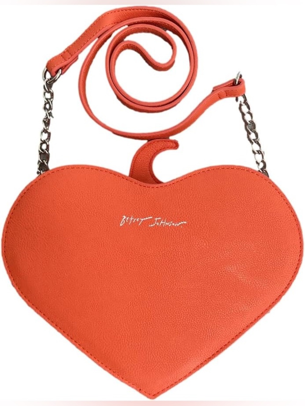 Betsey Johnson NWT Heart Shaped jack o lantern Red Glitter Lips Halloween Bag - Picture 9 of 11